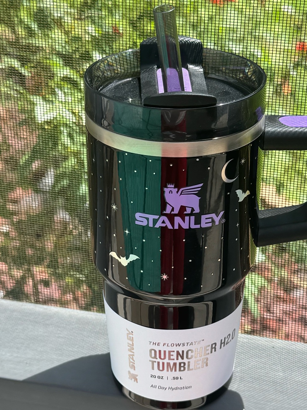 New 2025 Stanley Halloween Black Spellcast 20 oz Quencher H2.0 Tumbler - Picture 2 of 4